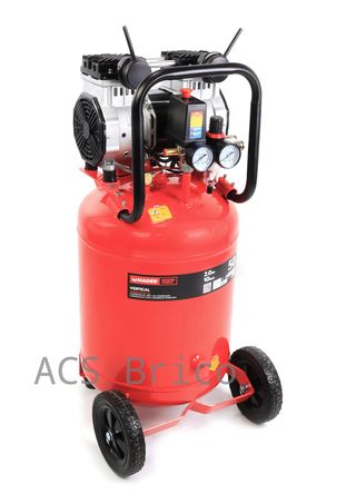 Compresor de Aire Silencioso Vertical 50L - 2 Hp - 09341 - Mader
