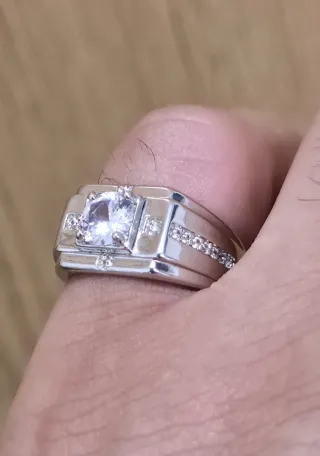 Anillo de Plata 925 en Talla 8/9 - Hombre