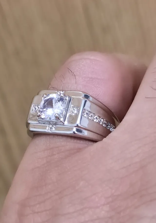 Anillo de Plata 925 en Talla 8/9 - Hombre