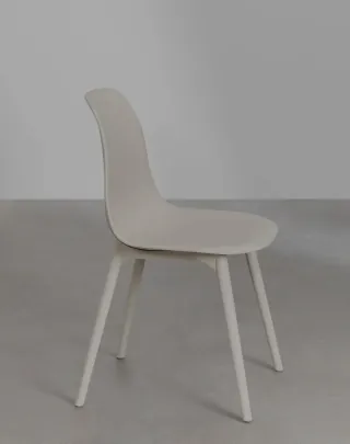 Silla polipropileno Sklum beige a estrenar