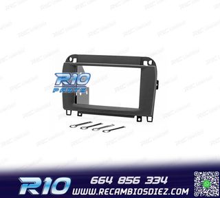 MARCO NEGRO RADIO 2-DIN MERCEDES W220 CLASE S