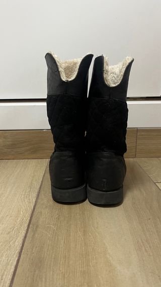 Botas negras mujer invierno forradas