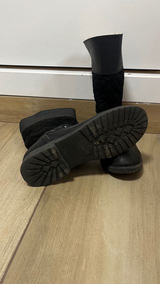 Botas negras mujer invierno forradas