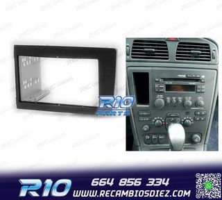 MARCO NEGRO RADIO 2-DIN PARA VOLVO S60 00-04 V70 XC70 01-04
