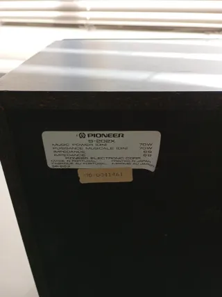 Altavoces Pioneer S-200X Negro