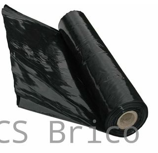 Plástico Negro Agricultura Obra G600 - 1/4 - 4X100 Metros