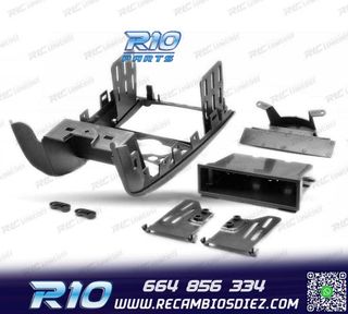 MARCO NEGRO RADIO 1-DIN Y 2-DIN PARA MINI HATCH II CABRIO II