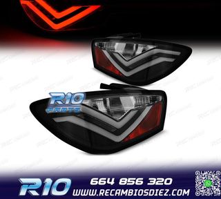 PILOTOS SEAT IBIZA 08-12 LIGHT BAR FONDO NEGRO 3 PUERTAS