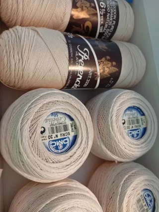Lote ovillos calidad Fincrochet, DMC (preguntar?