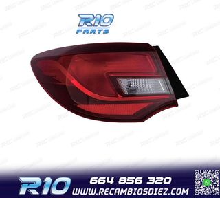 PILOTO IZQ OPEL ASTRA J SEDÁN 12- BLANCO ROJO