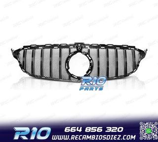 PARRILLA MERCEDES W205 18-21 LOOK SPORT NEGRO BRILLO