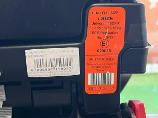 Silla Coche Britax Römer Dualfix I-Size