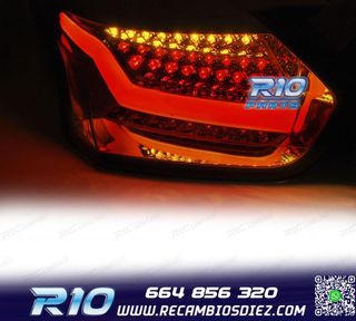 PILOTOS LED BAR PARA FORD FOCUS 3 HATCHBACK 14-17 LED DINAMI