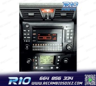 MARCO NEGRO PARA RADIO 2-DIN PARA FIAT STILO