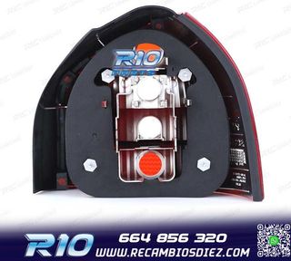 PILOTO IZQ AUDI A3 96-00 LOOK FACELIFT ROJO