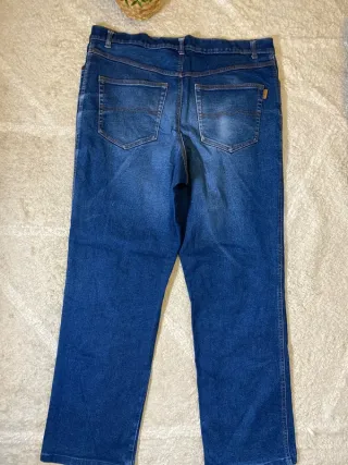Jeans Vaqueros Rectos Vintage Azules