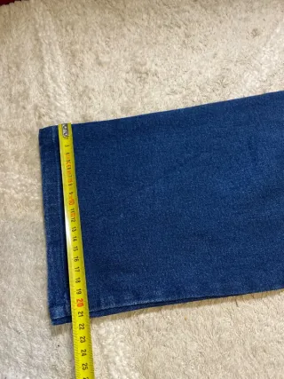 Jeans Vaqueros Rectos Vintage Azules