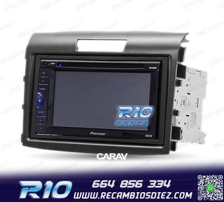 MARCO NEGRO RADIO 2-DIN PARA HONDA CR-V 12-17