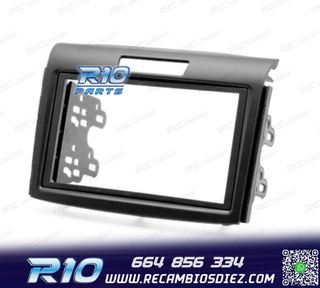 MARCO NEGRO RADIO 2-DIN PARA HONDA CR-V 12-17