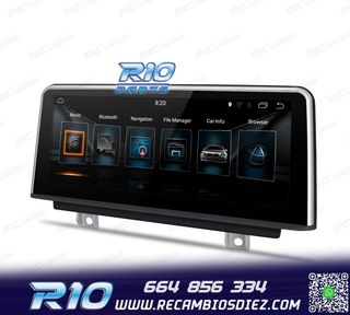RADIO GPS ANDROID 14 BMW SERIE 3 SERIE 4 10,25"
