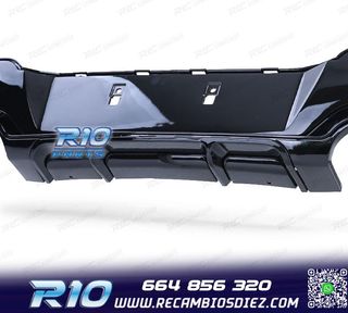 DIFUSOR BMW F20 F21 11-15 LOOK M PERFORMANCE NEGRO BRILLO O-
