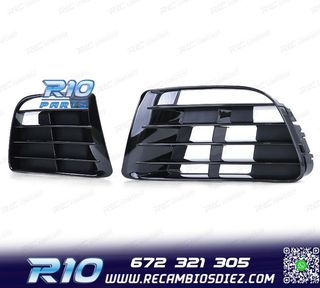 REJILLAS VOLKSWAGEN VW GOLF 6 08-12 LOOK R20 NEGRO BRILLO