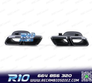 COLAS ESCAPE MERCEDES CLASE C W205 14-18 LOOK C63 AMG