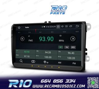 RADIO GPS ANDROID 14 PARA VOLKSWAGEN VW SEAT SKODA LCD TACTI