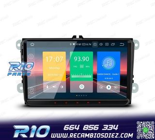 RADIO GPS ANDROID 14 PARA VOLKSWAGEN VW SEAT SKODA LCD TACTI