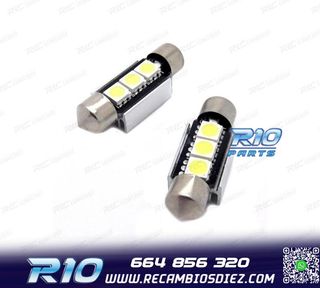 BOMBILLA LED CANBUS FESTOON C5W 36MM