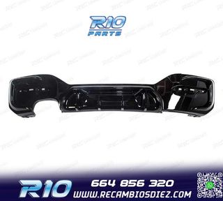 DIFUSOR BMW F20 LCI 15-19 LOOK COMPETITION NEGRO BRILLO