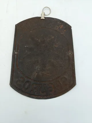 ANTIGUA PLACA LA ESTRELLA SEGUROS