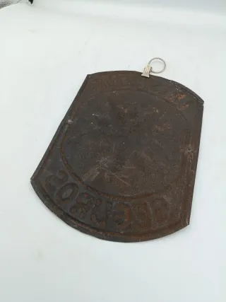 ANTIGUA PLACA LA ESTRELLA SEGUROS