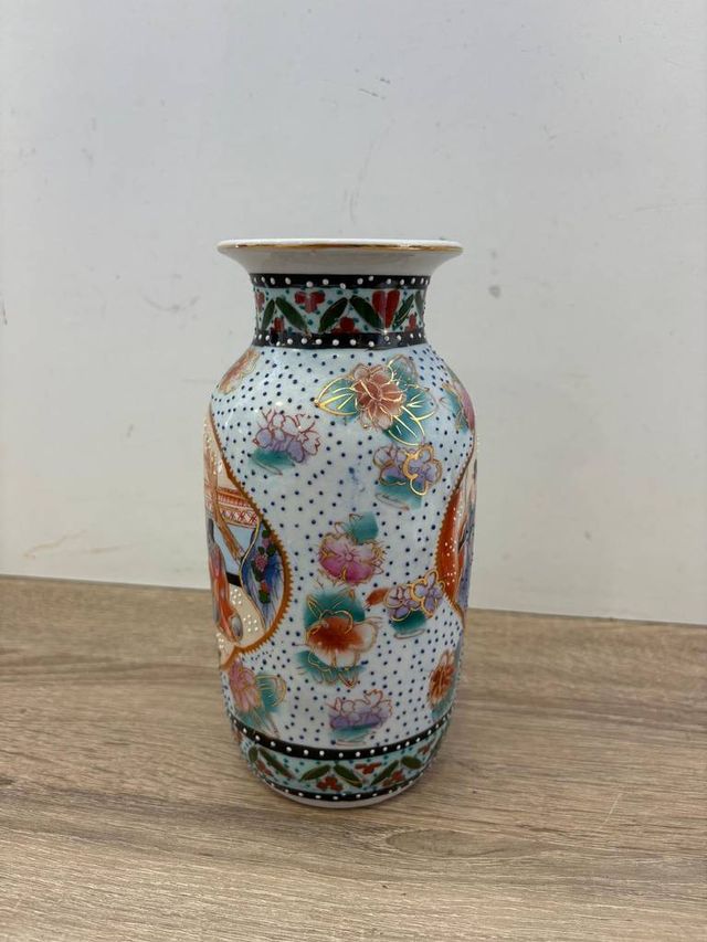 JARRÓN DE CERÁMICA DECORADO