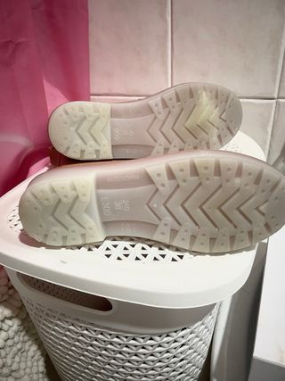 Botas de agua marrones