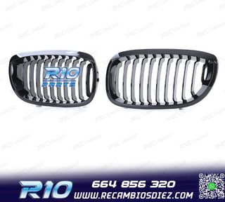 PARRILLAS BMW E46 COUPE CABRIO 03-06 NEGRO BRILLO