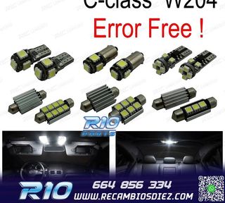 KIT 19 BOMBILLAS LED INTERIOR PARA MERCEDES CLASE ML W163 ML