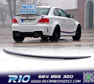 ALERON SPOILER BMW E82 LOOK M PERFORMANCE NEGRO BRILLO