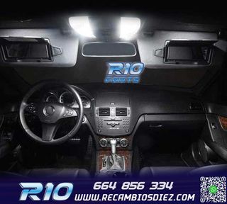 KIT 21 BOMBILLAS LED INTERIOR MERCEDES CLASE E W210 95-01