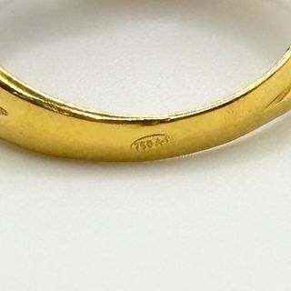Anillo Oro Amarillo y Blanco 18K, 3.89gr, T-18