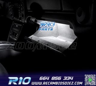 KIT 12 BOMBILLAS LED INTERIOR PARA PORSCHE 911 996 CARRERA T