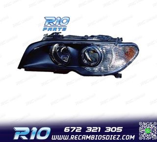 FARO IZQ + INTERMITENTE BMW SERIE 3 E46 COUPÉ FONDO NEGRO