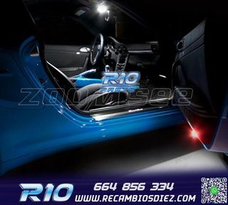 KIT 12 BOMBILLAS LED INTERIOR PARA PORSCHE 911 997 CARRERA T