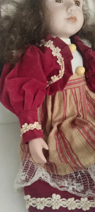 Muñeca de Porcelana Vintage
