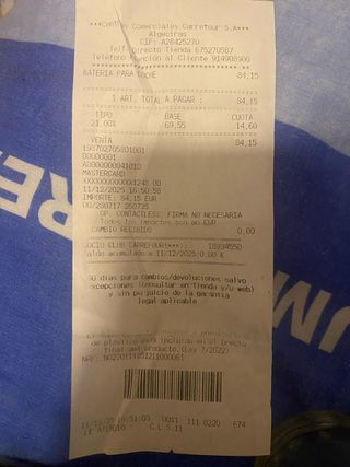 Batería Coche 70Ah 640A