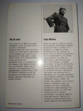 TRES NOVELAS DE YUKIO MISHIMA. DESDE 8€