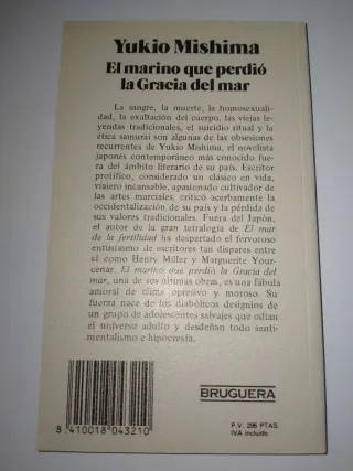 TRES NOVELAS DE YUKIO MISHIMA. DESDE 8€