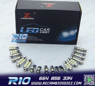 KIT 18 BOMBILLAS LED INTERIOR PARA VOLKSWAGEN VW VOLKSWAGEN