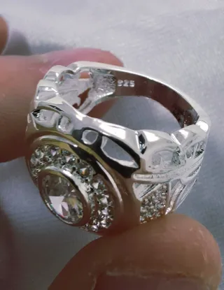 Anillo de Plata 925 - Talla 8/9 - Caballero