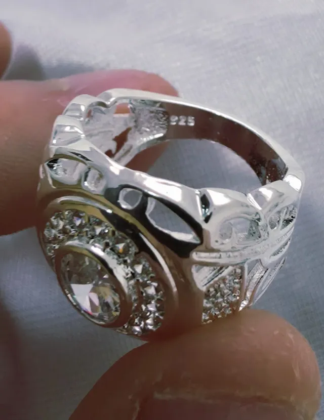 Anillo de Plata 925 - Talla 8/9 - Caballero